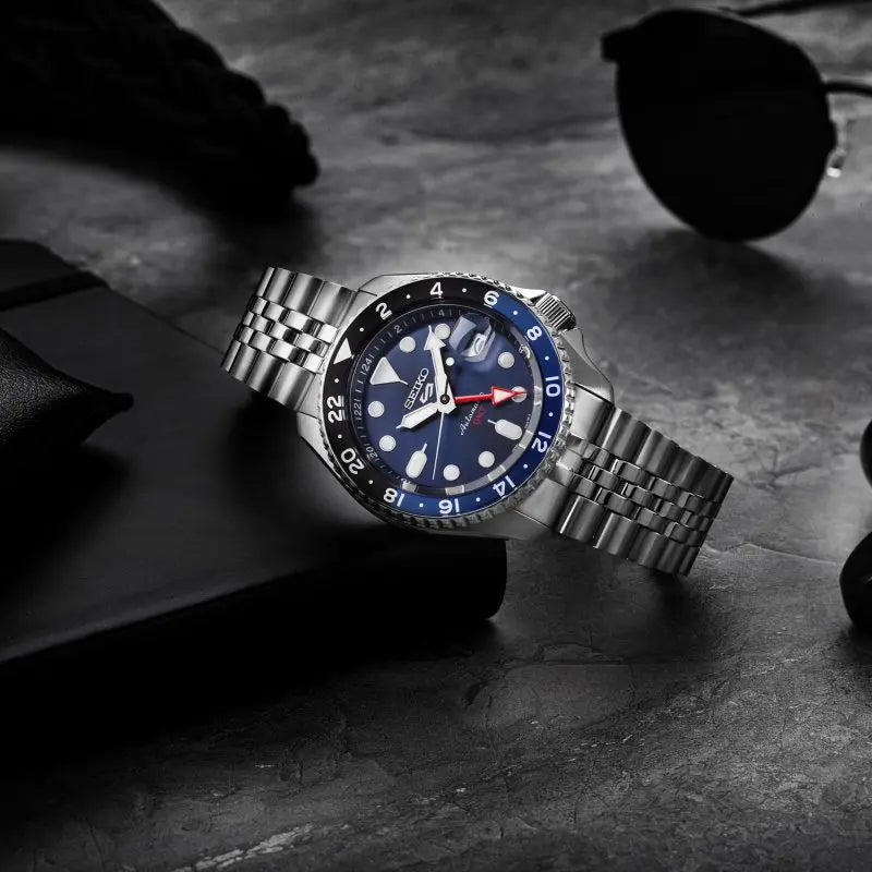 SEIKO MEN'S 5 SPORT BLUEBERRY WATCH (SSK003K1)