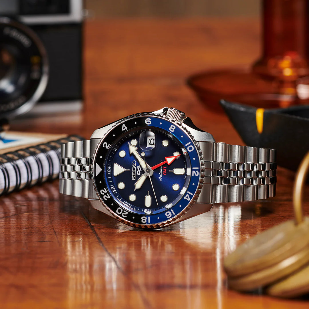 SEIKO MEN'S 5 SPORT BLUEBERRY WATCH (SSK003K1)