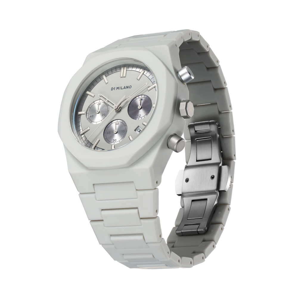 D1 MILANO MEN'S FOSSIL GREY WATCH (D1-PHBJ08)