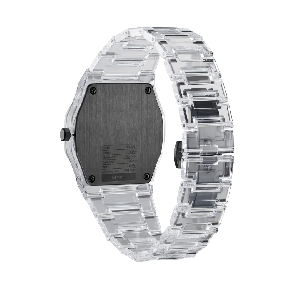 D1 MILANO UNISEX NYLON EXP-WHITE WATCH (D1-NYBJ01)