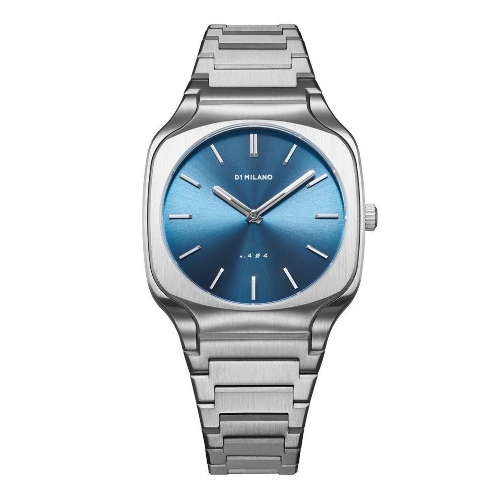 D1 MILANO MEN'S SQUARE CARIBBEAN BLUE WATCH (D1-SQBJ07
