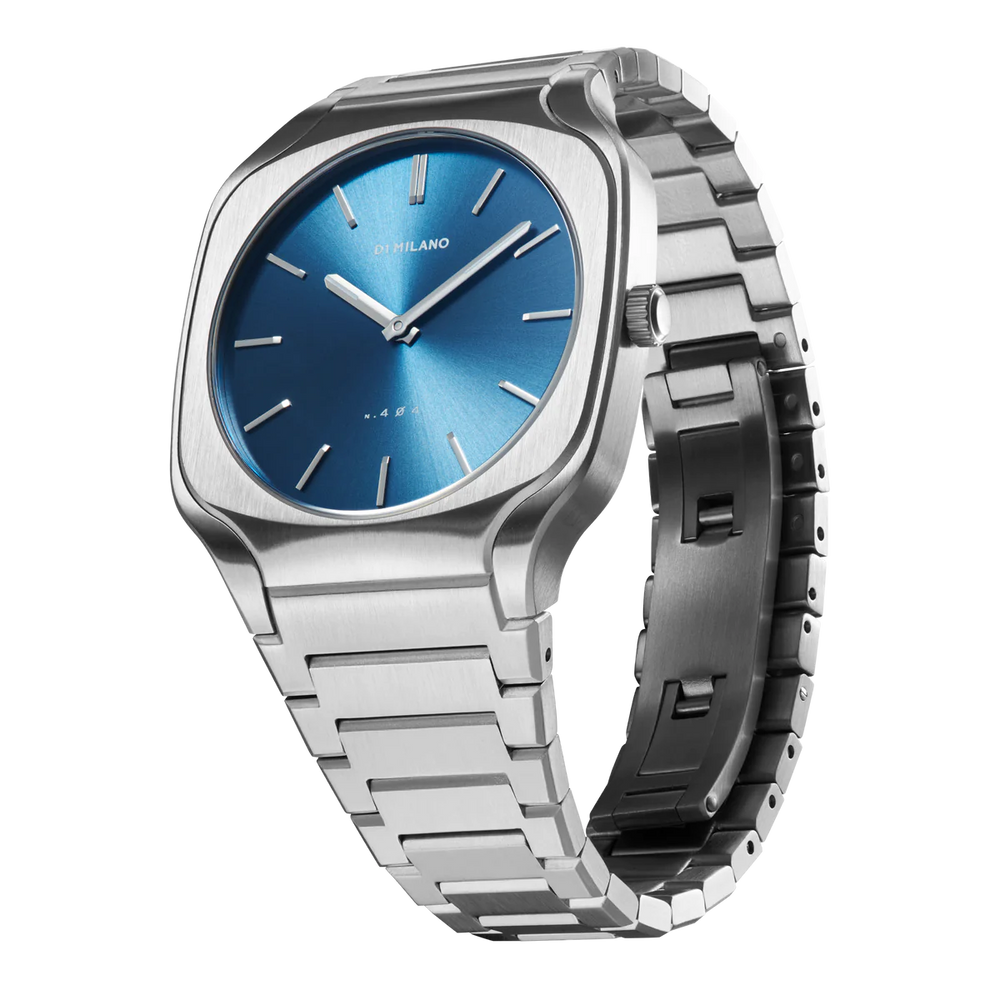 D1 MILANO MEN'S SQUARE CARIBBEAN BLUE WATCH (D1-SQBJ07