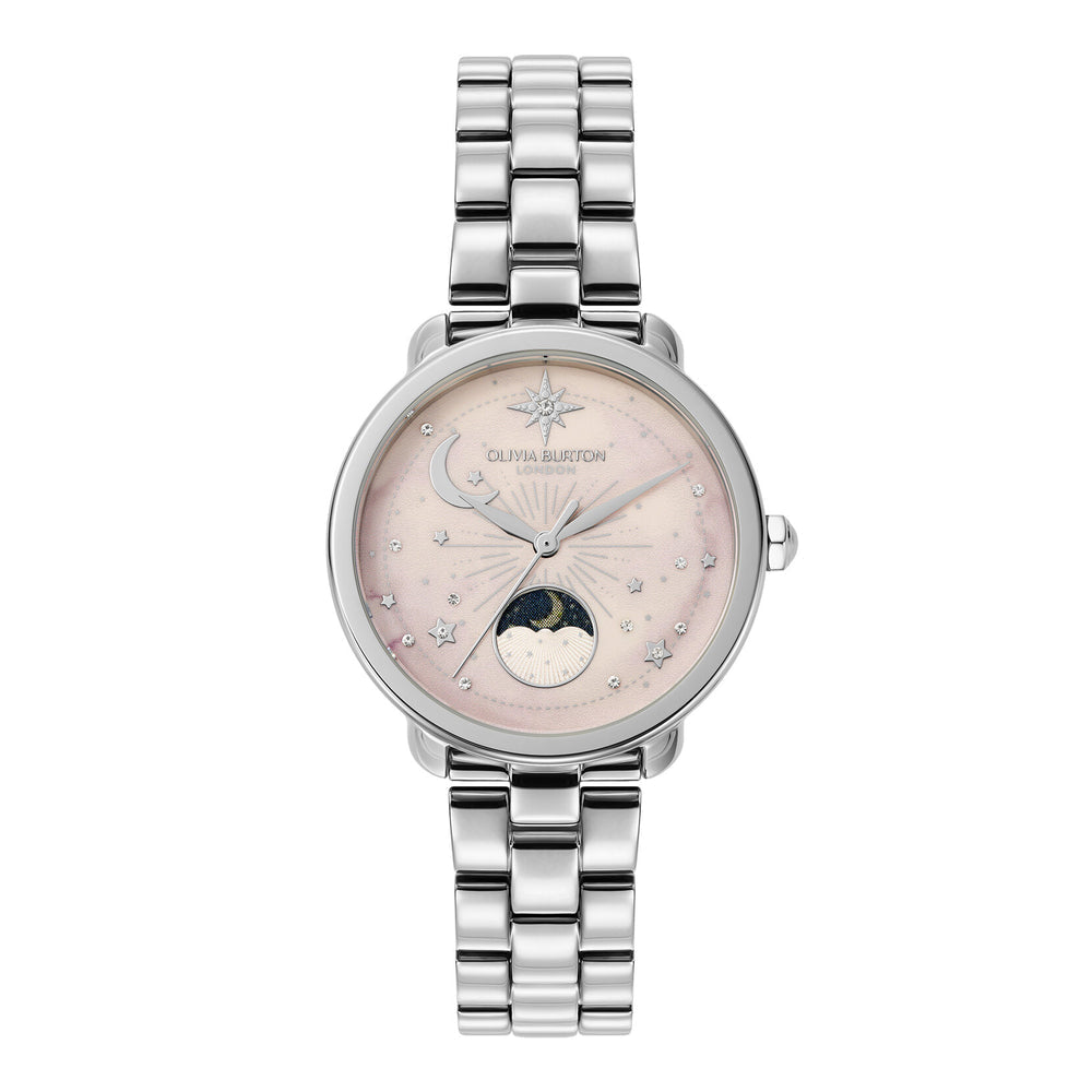 OLIVIA BURTON LADIES OB SIGNATURE MOONPHASE WATCH (24000297)