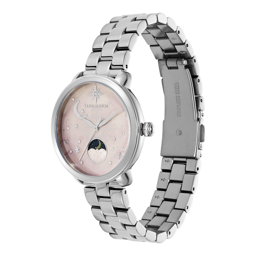 OLIVIA BURTON LADIES OB SIGNATURE MOONPHASE WATCH (24000297)