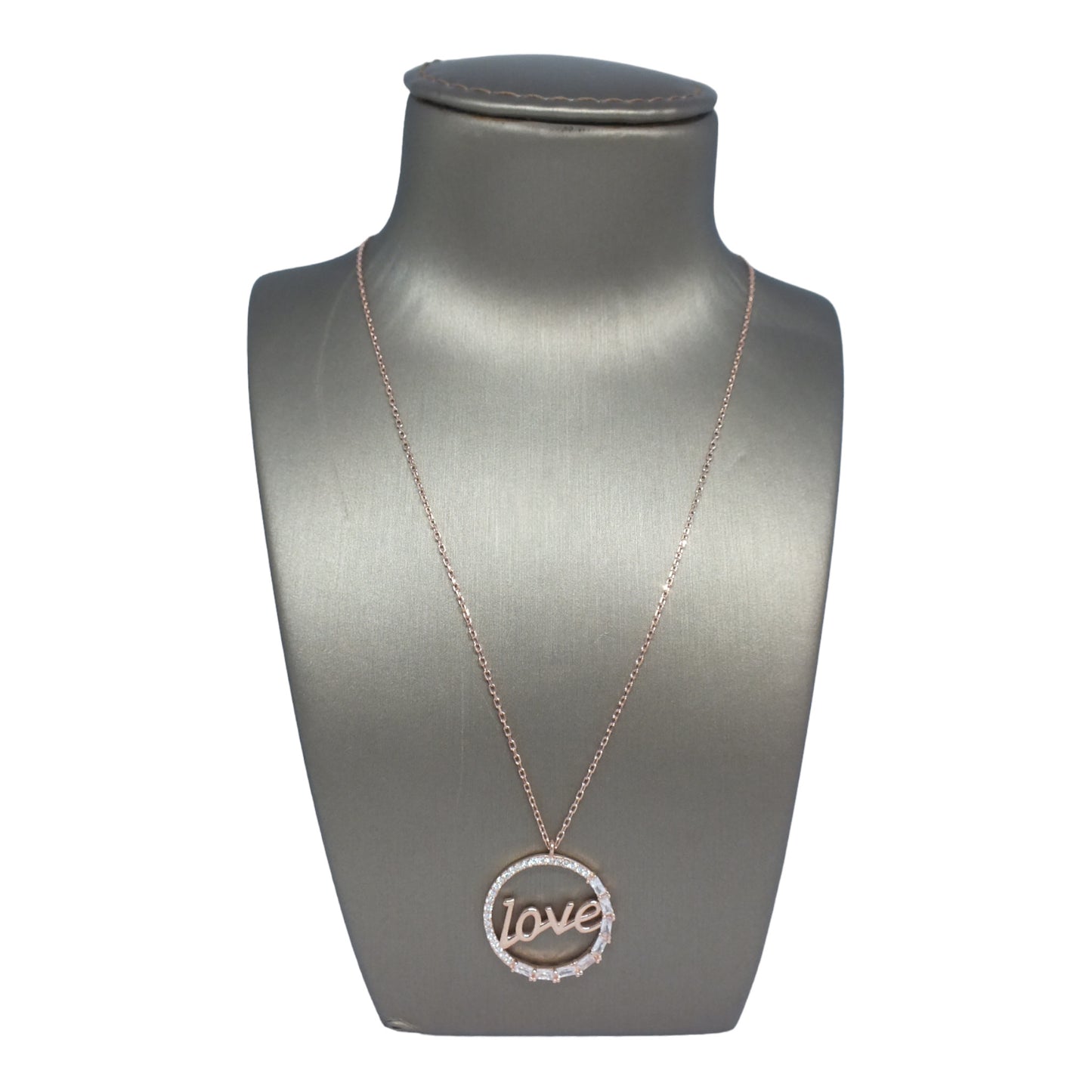 Silver Love Necklace -سلسال فضة كلمة(love)