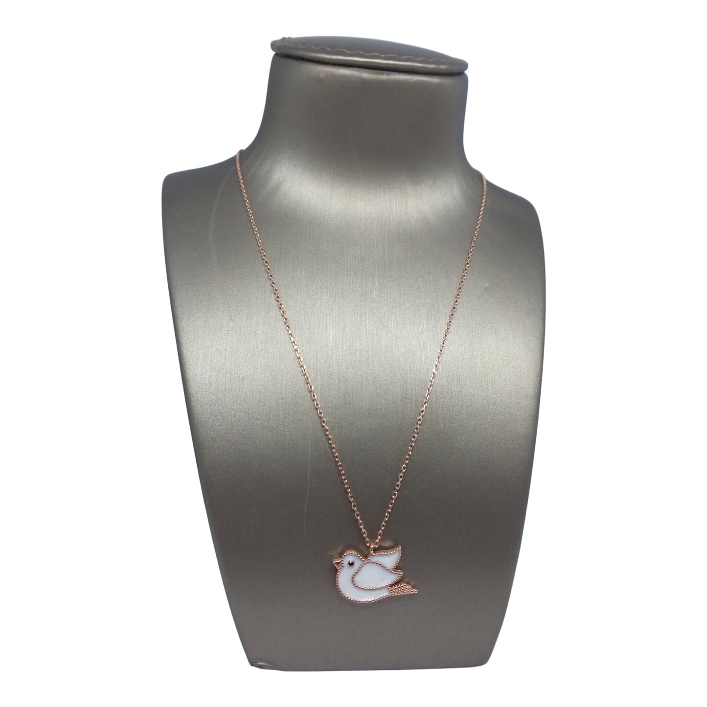 Silver Dove Necklace-سلسال فضة شكل الحمامة