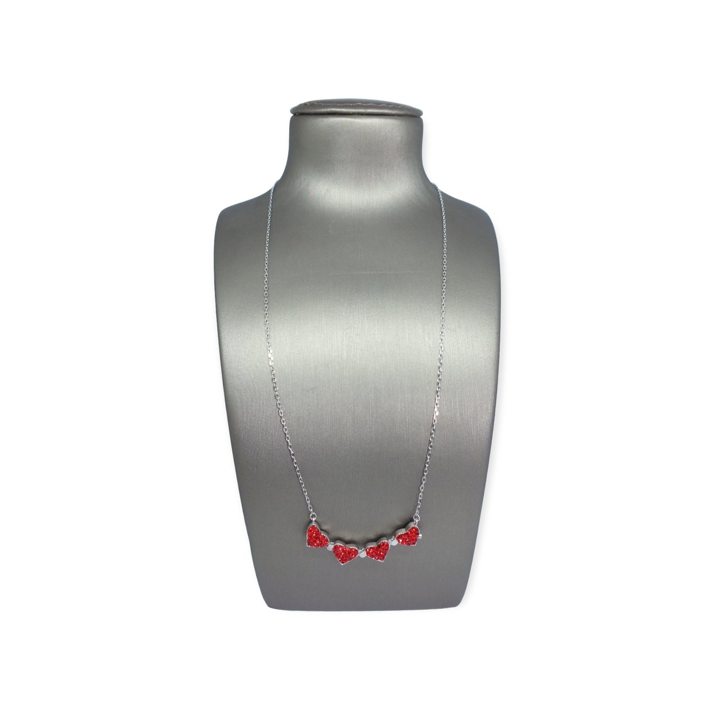 Flower+ Hearts Two Colors Necklace