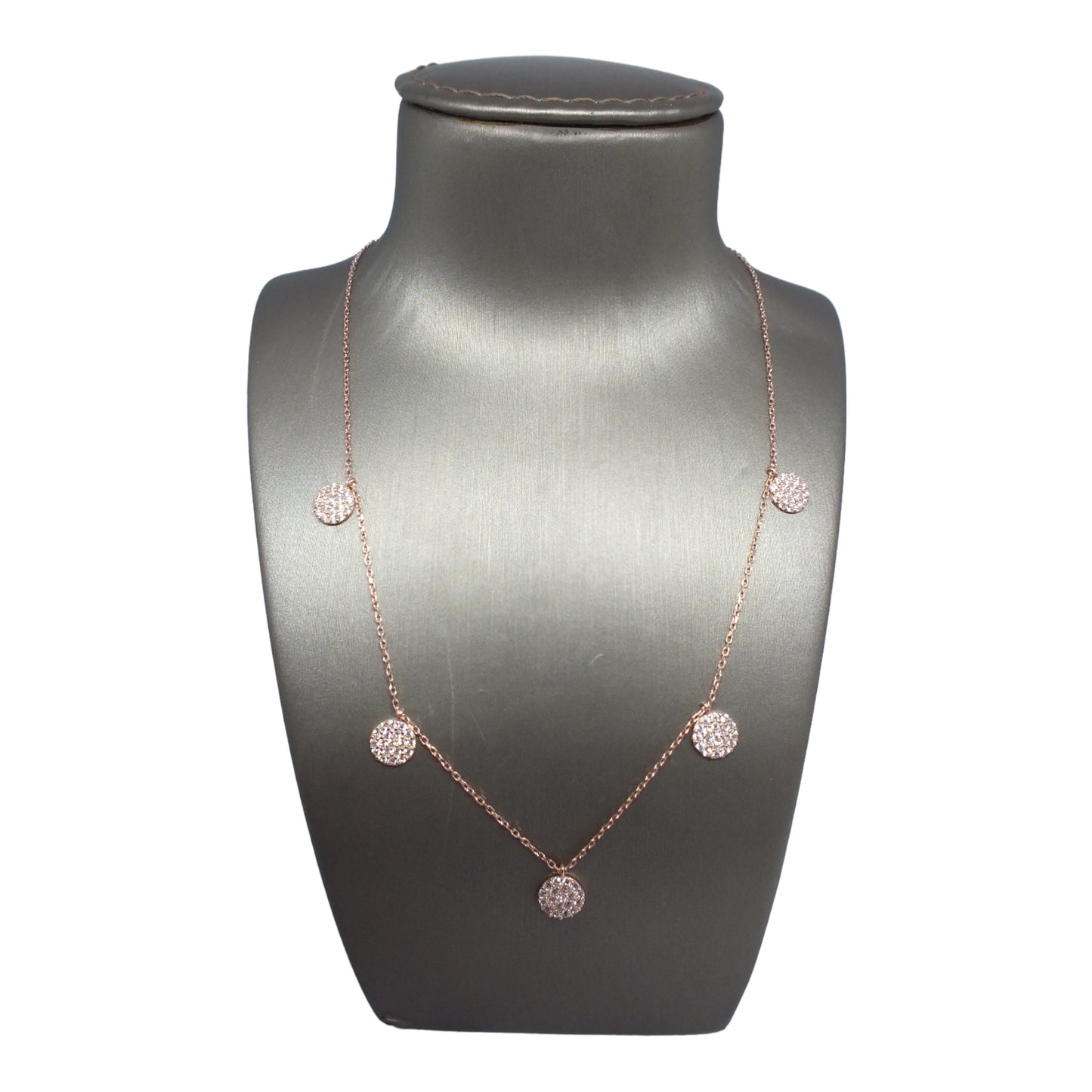 Silver Choker(RoseGold Plated)-تشوكر فضة مطلي روز جولد