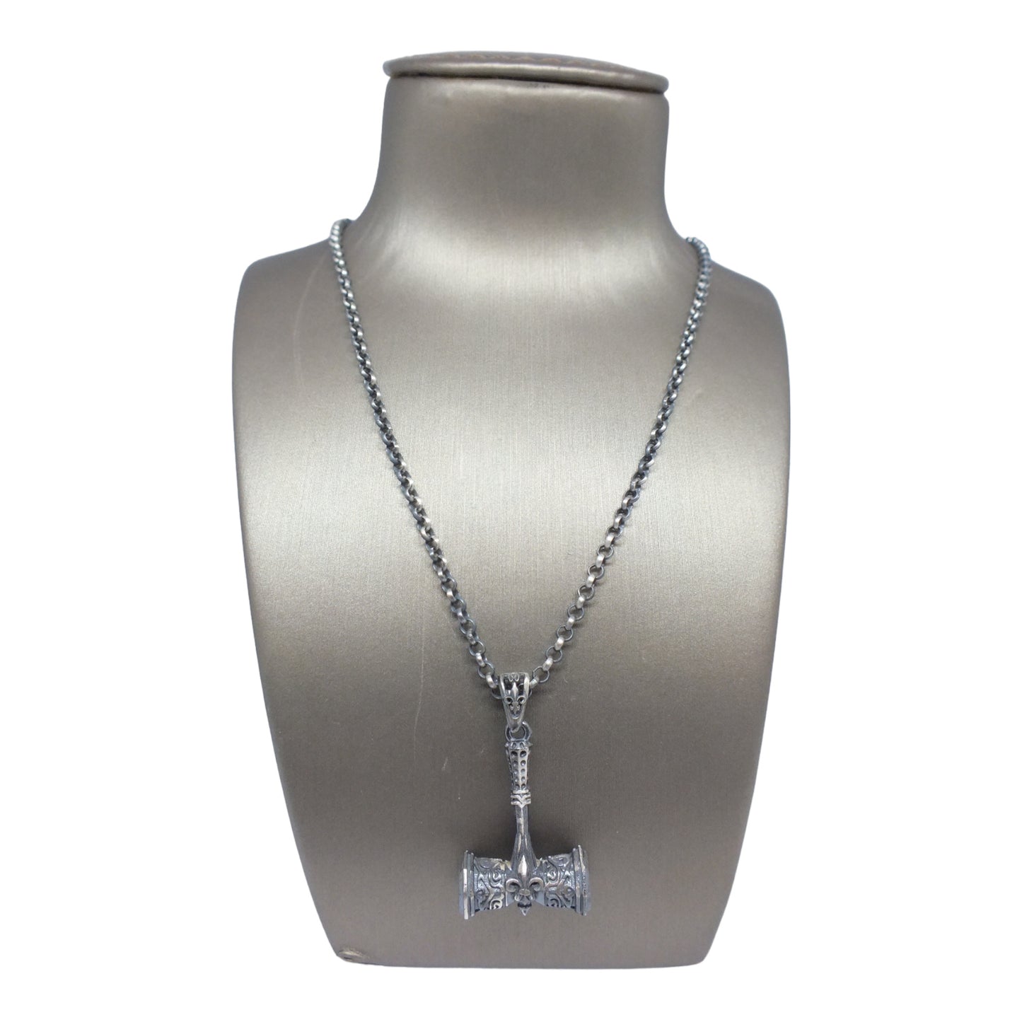 Silver Men Necklace- سلسال فضة رجالي
