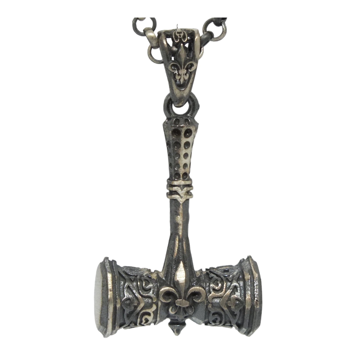 Silver Men Necklace- سلسال فضة رجالي