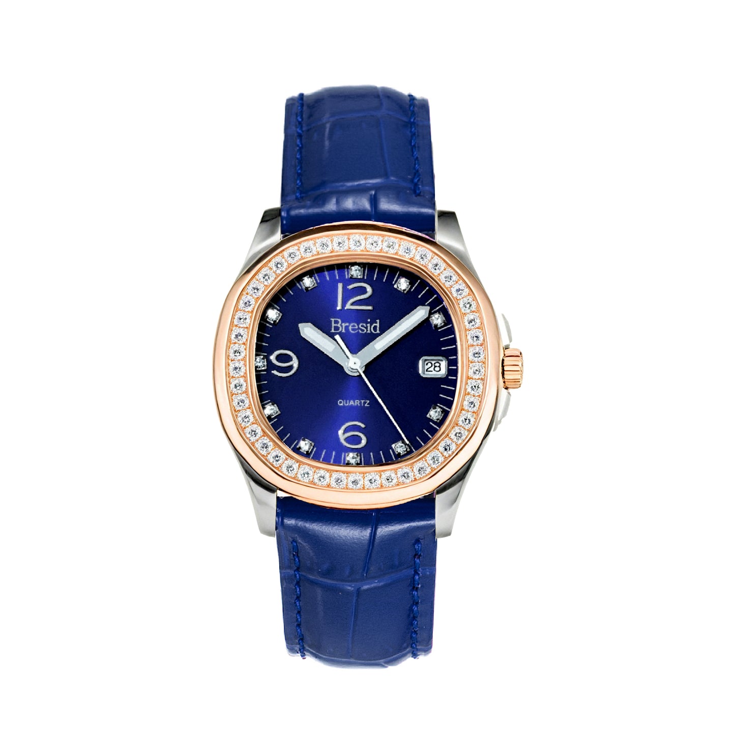 Bresid Ladies Watch 5 Leather color options (8368-L)