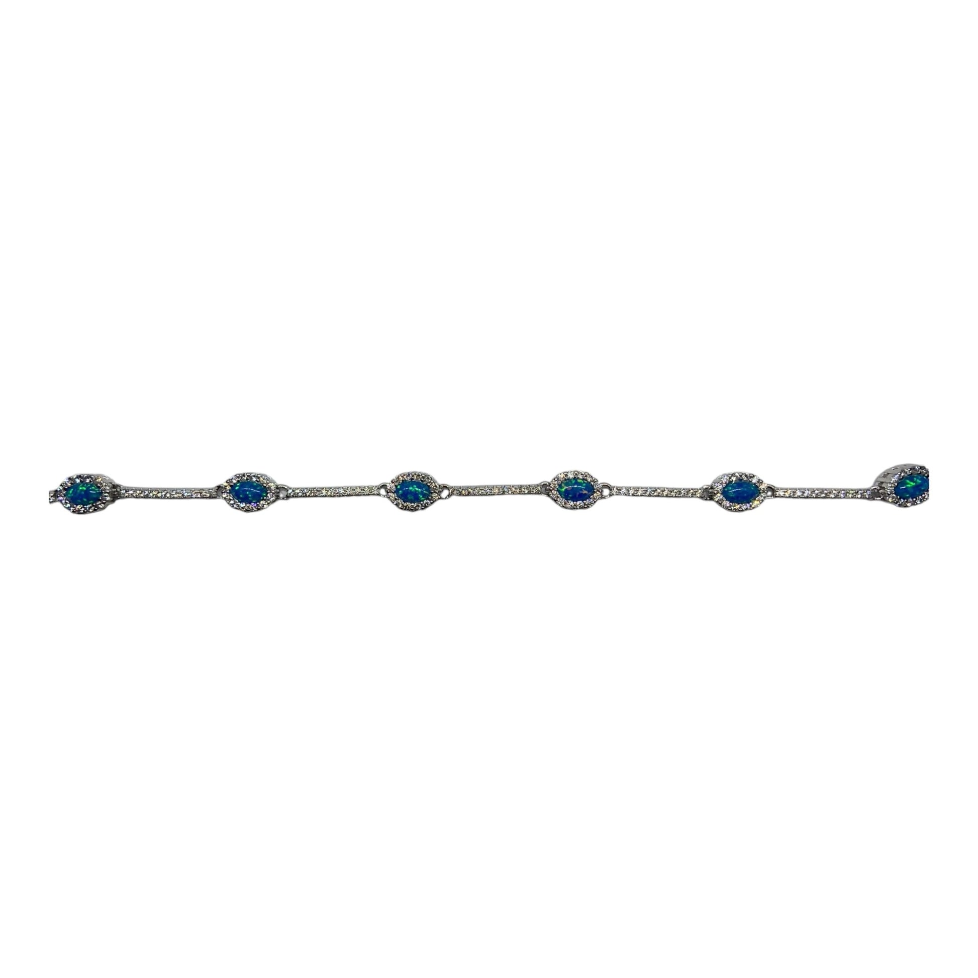 Silver Bracelet with colorful stones- اسوارة فضة باحجار ملونة Silver Bracelet with colorful stones- اسوارة فضة باحجار ملونة