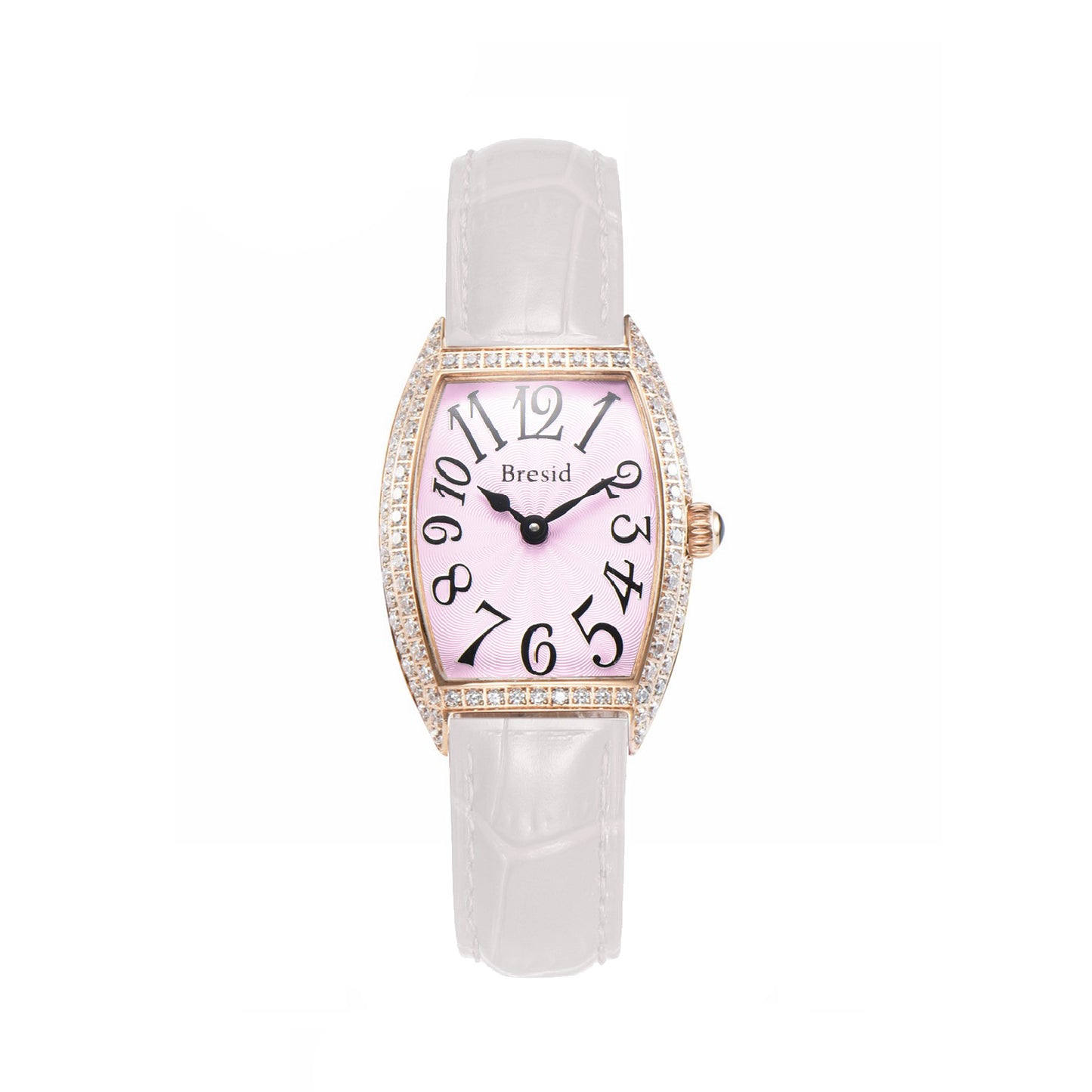 Bresid white leather Ladies Watch(8303-MZF)