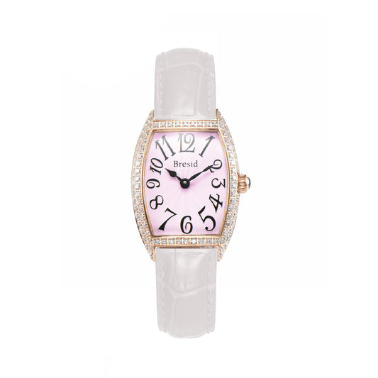 Bresid white leather Ladies Watch(8303-MZF)