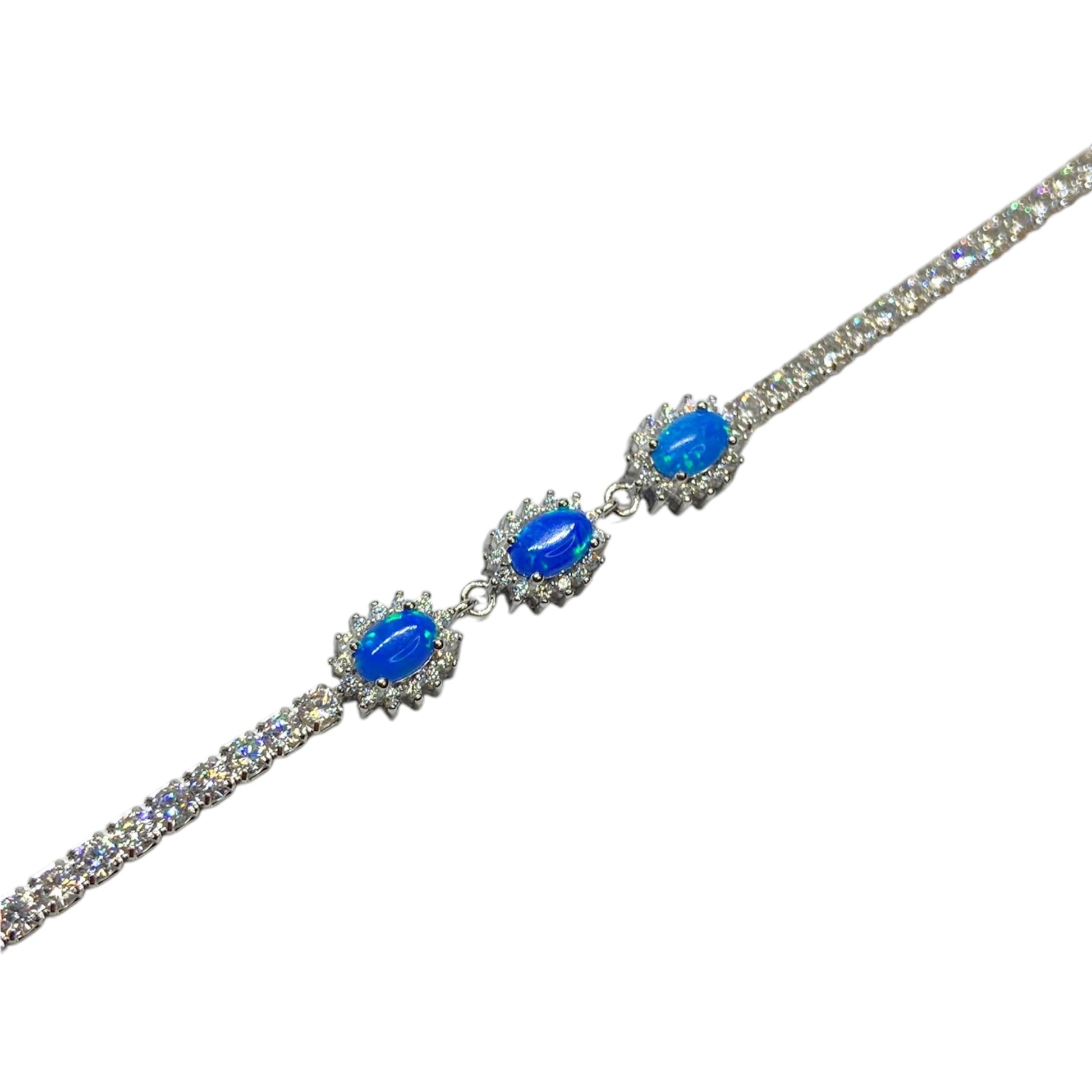 Silver Bracelet with colorful stones- اسوارة فضة باحجار ملونة Silver Bracelet with colorful stones- اسوارة فضة باحجار ملونة