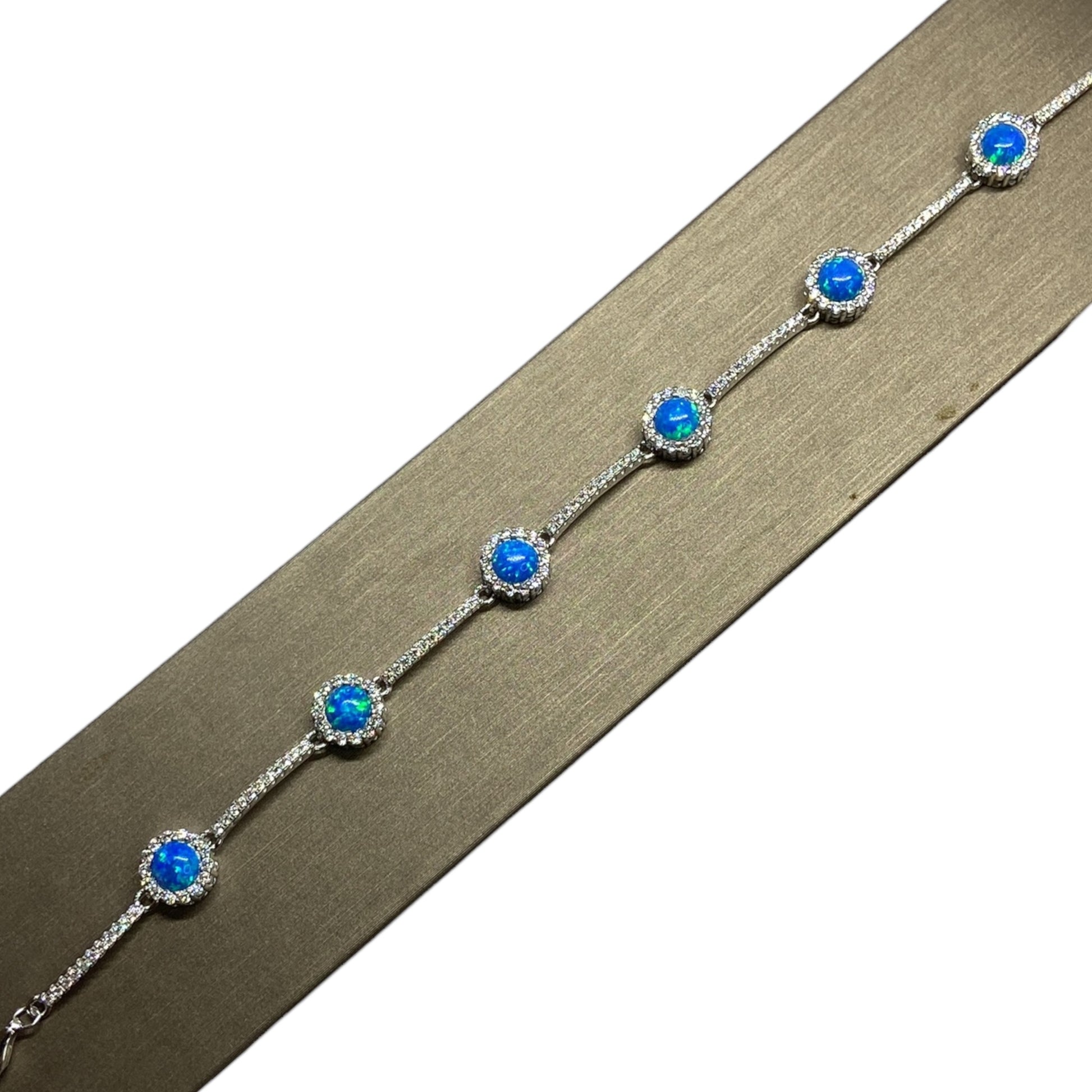 Silver Bracelet with colorful stones- اسوارة فضة باحجار ملونة Silver Bracelet with colorful stones- اسوارة فضة باحجار ملونة