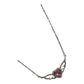 925 Silver with colorful heart Stone Necklace