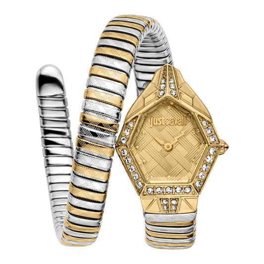 JUST CAVALLI  LADIES ORNATO SNAKE WATCH (JC1L303M0055)