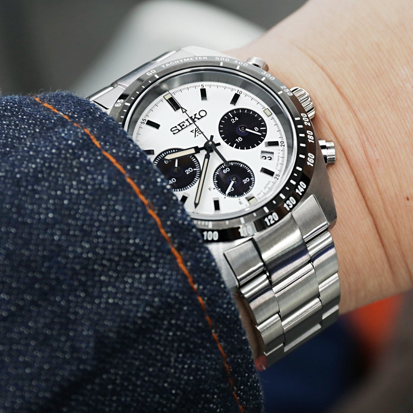 SEIKO  MEN'S PROSPEX SPEEDTIMER WATCH (SSC813P1)