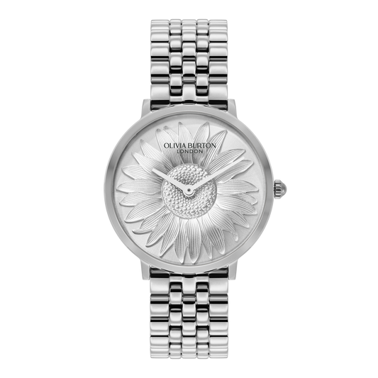 OLIVIA BURTON  LADIES SIGNATURE SUN FLOWER WATCH (24000251)