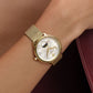 OLIVIA BURTON  LADIES OB SIGNATURE MOONPHASE WATCH (24000299)