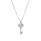 Key 925 Silver Necklace - سلسال فضة عيار ٩٢٥ على شكل مفتاح