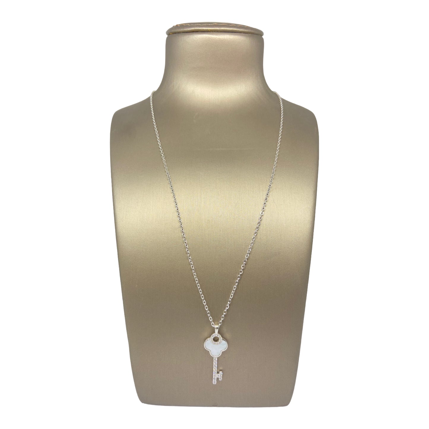 Key 925 Silver Necklace - سلسال فضة عيار ٩٢٥ على شكل مفتاح