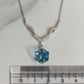 925 Silver Necklace- سلسال فضة مع حجر كريستال