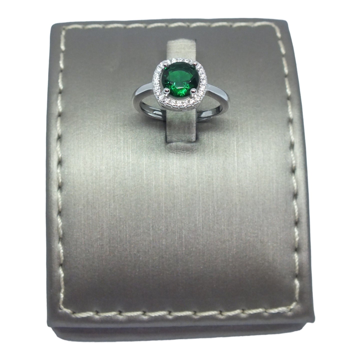 May Birthstone Silver Ring - خاتم فضة حجر ميلاد شهر مايو