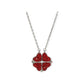 Flower+ Hearts Two Colors Necklace