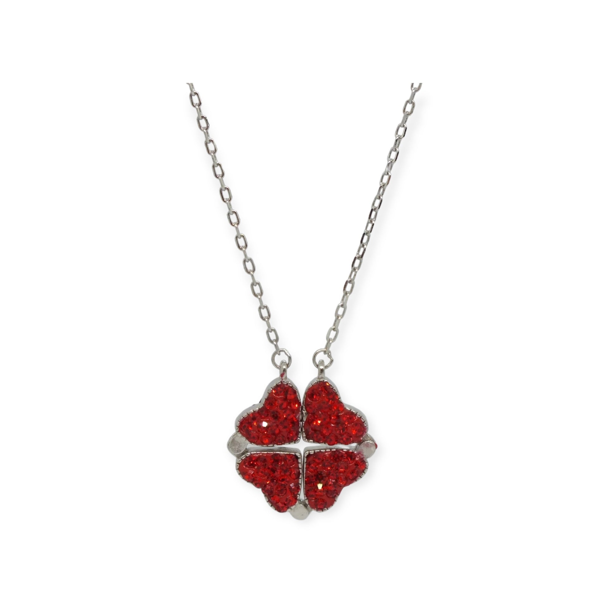 Flower+ Hearts Two Colors Necklace Flower+ Hearts Two Colors Necklace