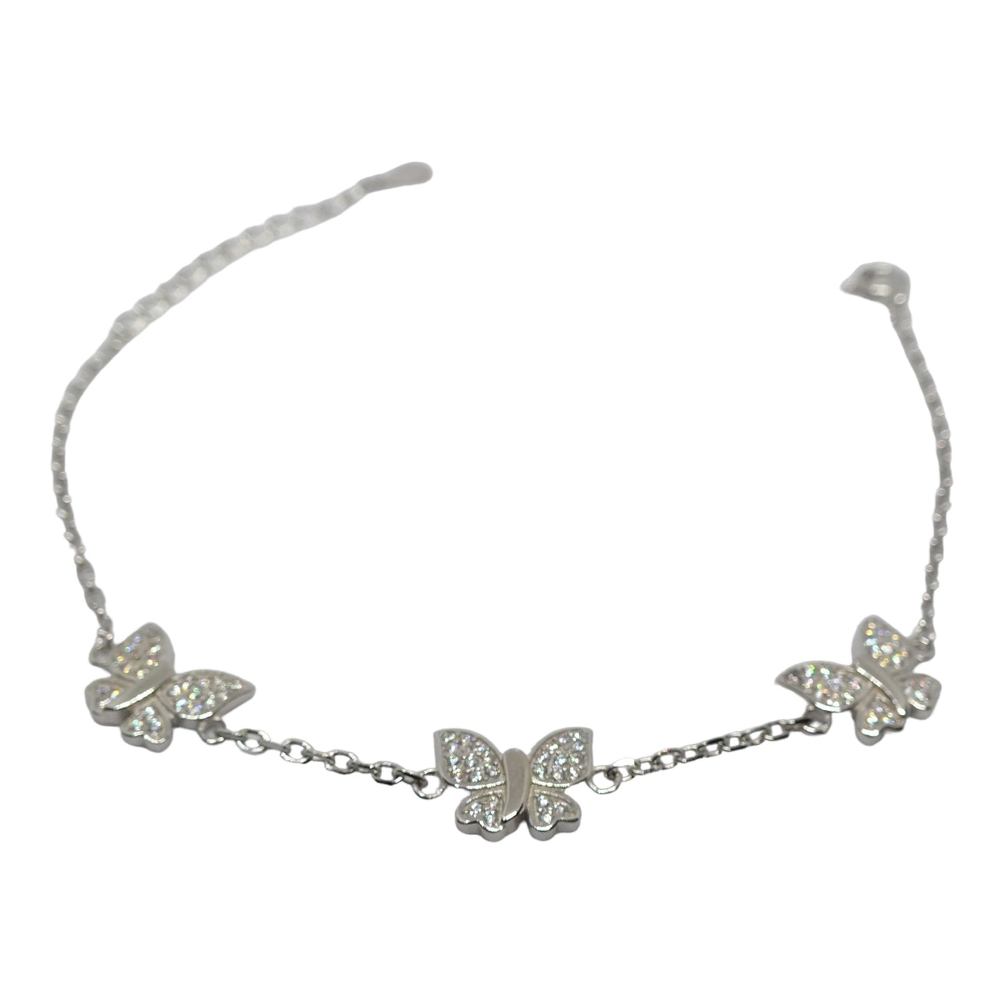 Butterflies Silver Bracelet-اسوارة الفراشات من الفضة