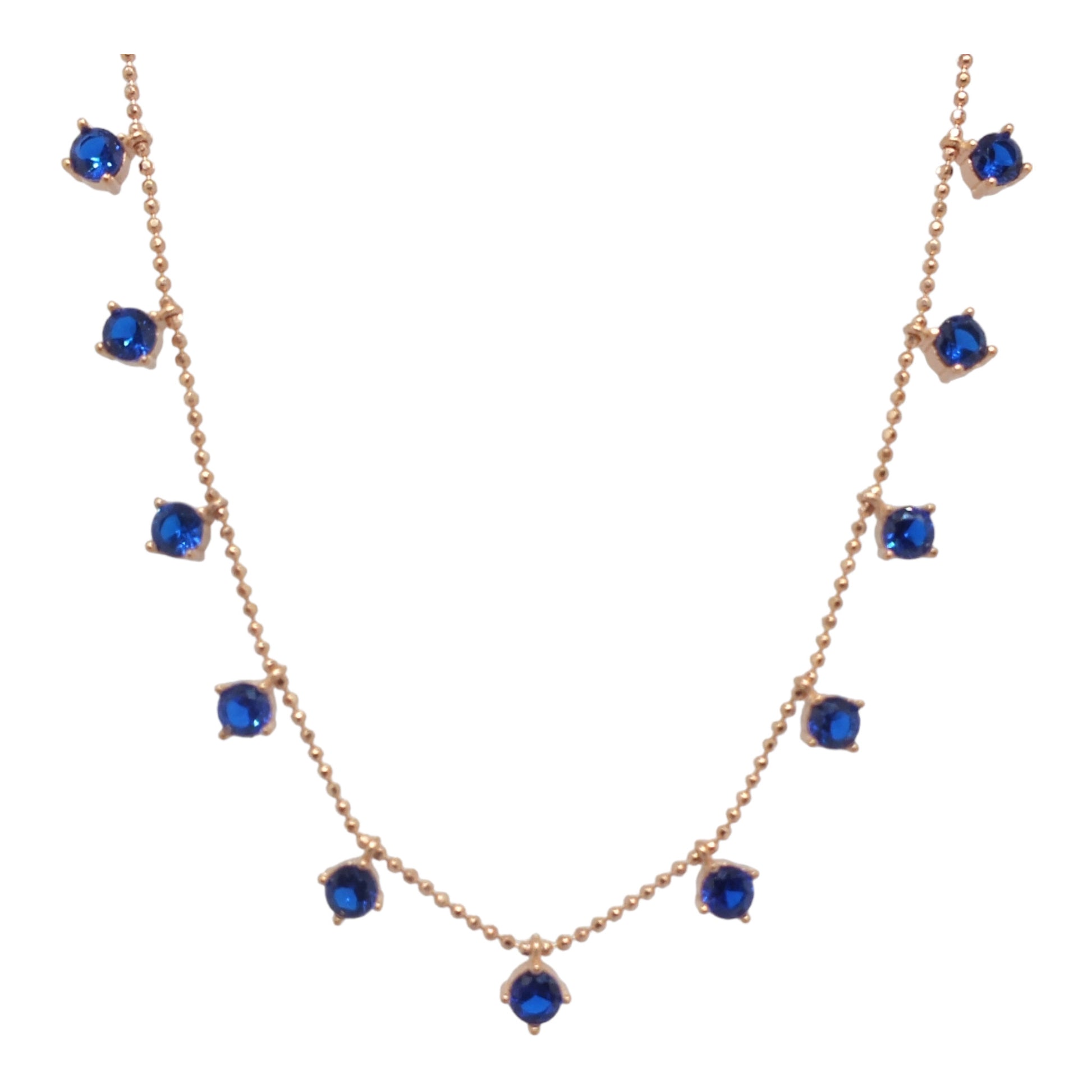 Silver Necklace(RoseGold Plated)-سلسال فضة Silver Necklace(RoseGold Plated)-سلسال فضة