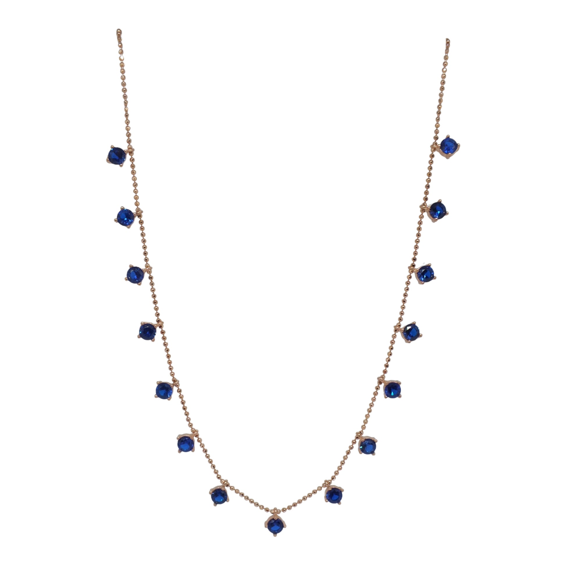 Silver Necklace(RoseGold Plated)-سلسال فضة Silver Necklace(RoseGold Plated)-سلسال فضة