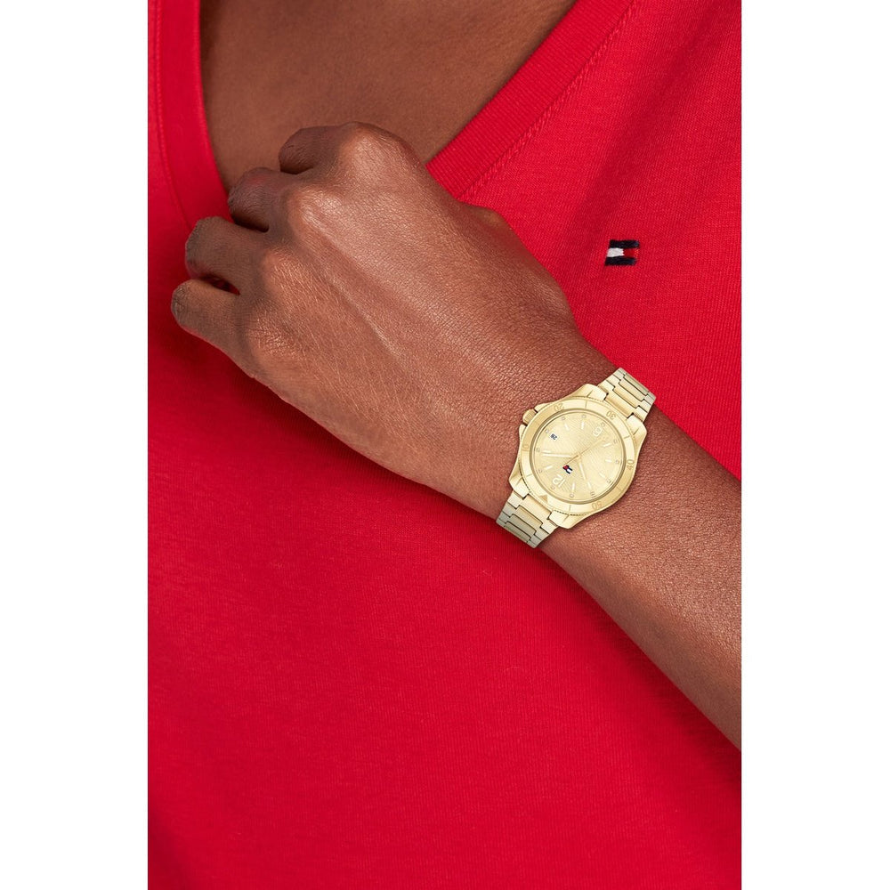 Tommy hilfiger store ladies gold watch