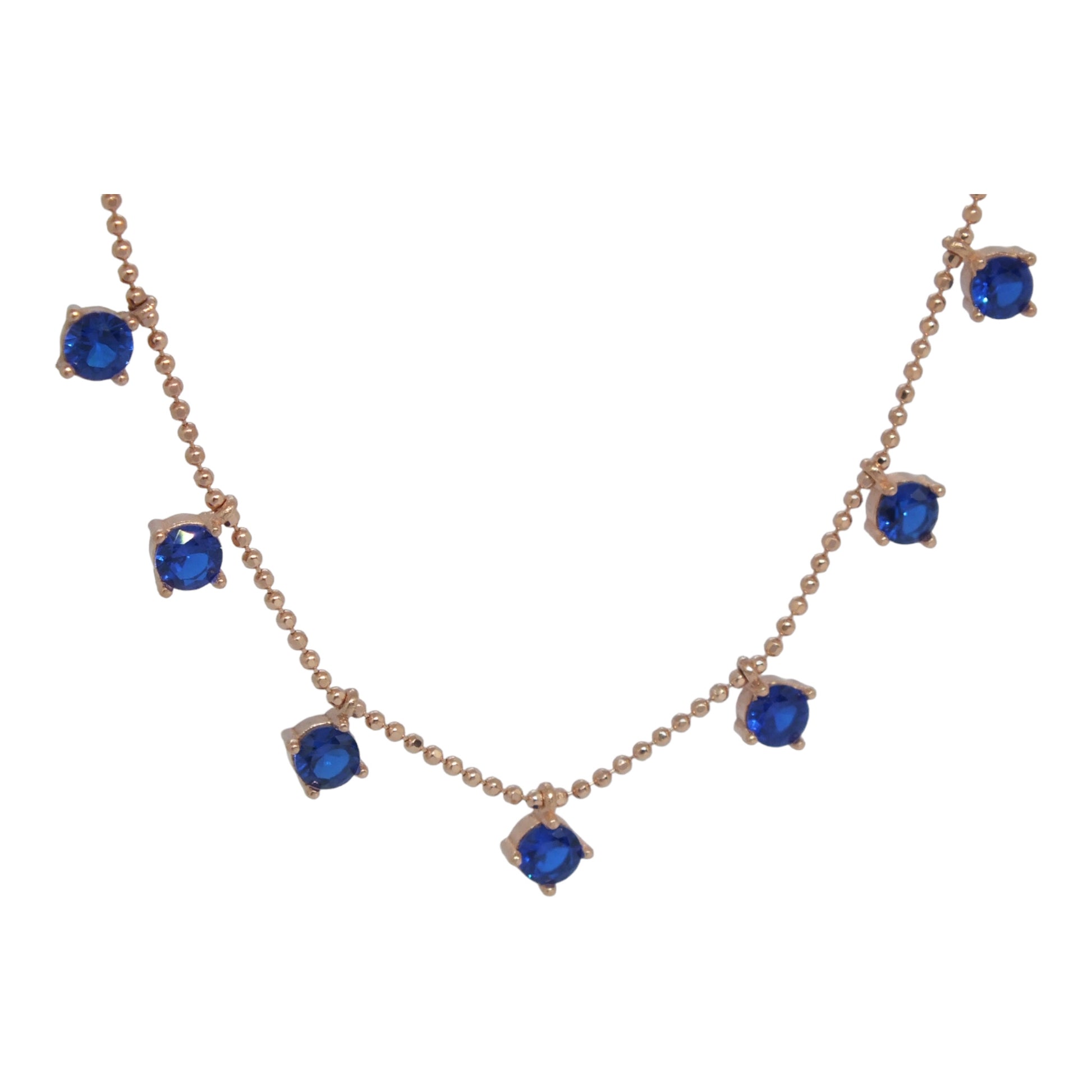 Silver Necklace(RoseGold Plated)-سلسال فضة Silver Necklace(RoseGold Plated)-سلسال فضة