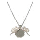 Flower Silver Necklace- سلسال فضة  قابل للحفر