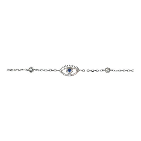 Evil Eye Silver Bracelet-إسوارة العين الفضة