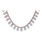 Silver Necklace (RoseGold Plated) -سلسال فضة مطلي روزجولد