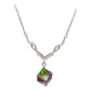 925 Silver Necklace-سلسال فضة عيار ٩٢٥ مع حجر كريستال