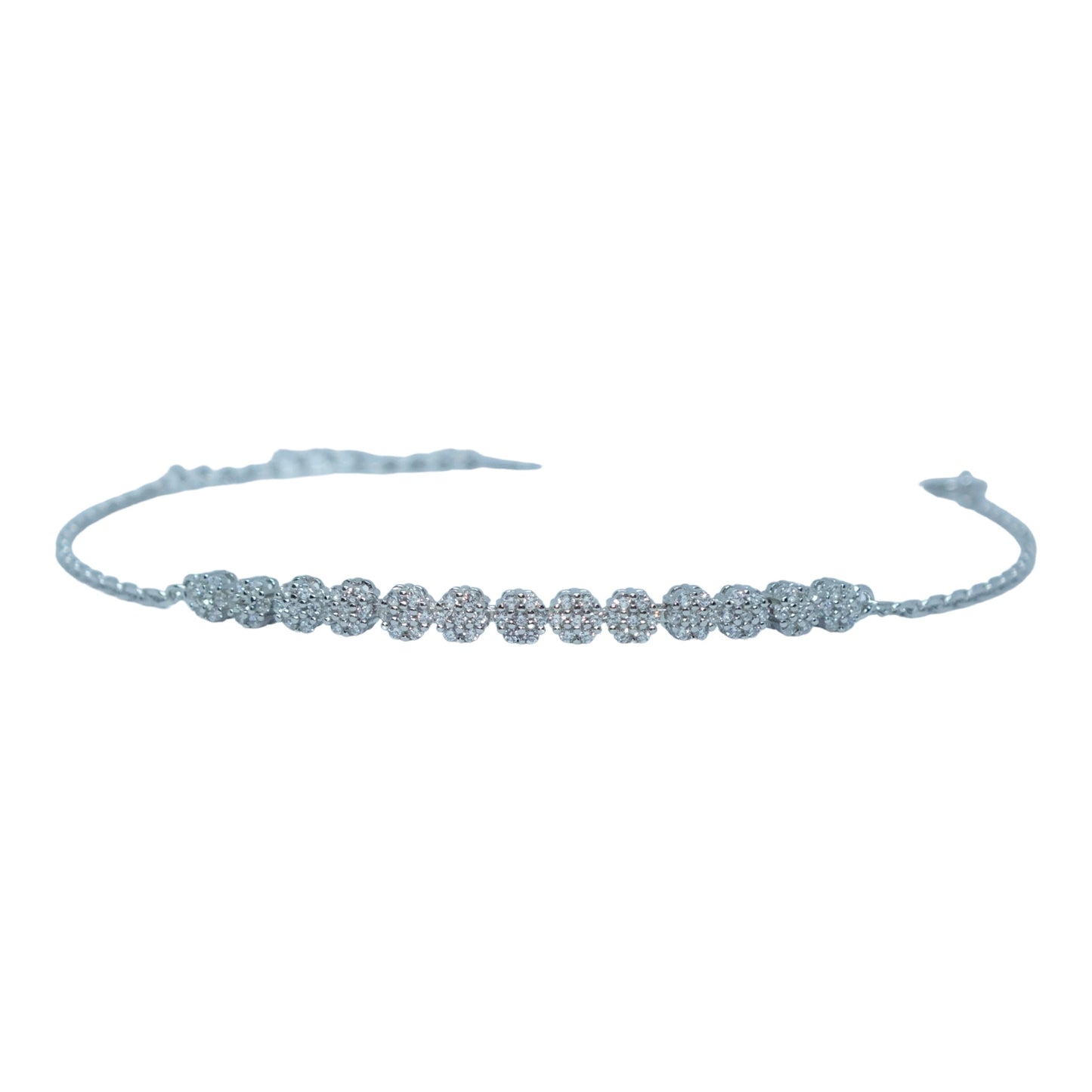 Silver Flowers Bracelets-اسوارة فُلل من الفضة
