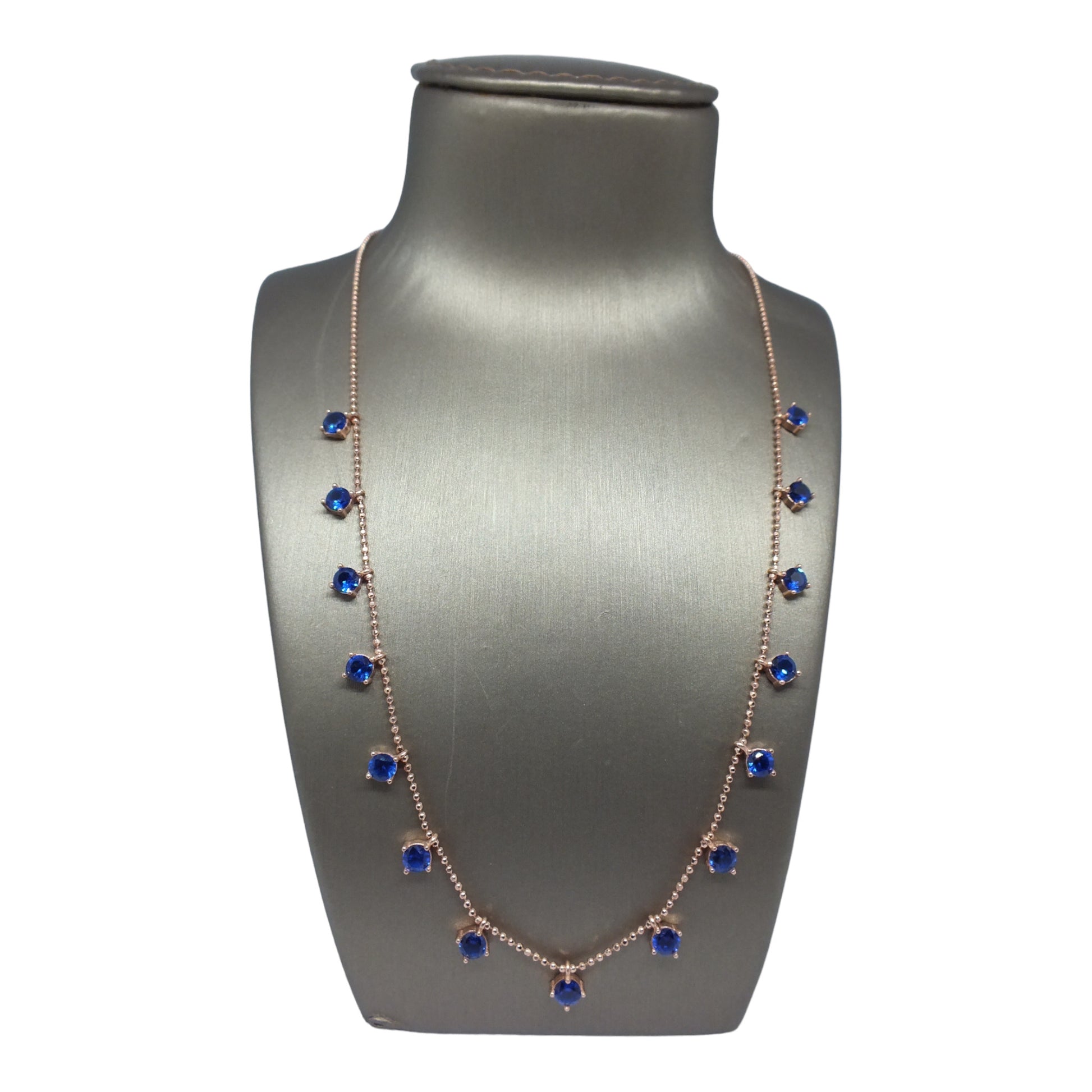 Silver Necklace(RoseGold Plated)-سلسال فضة Silver Necklace(RoseGold Plated)-سلسال فضة