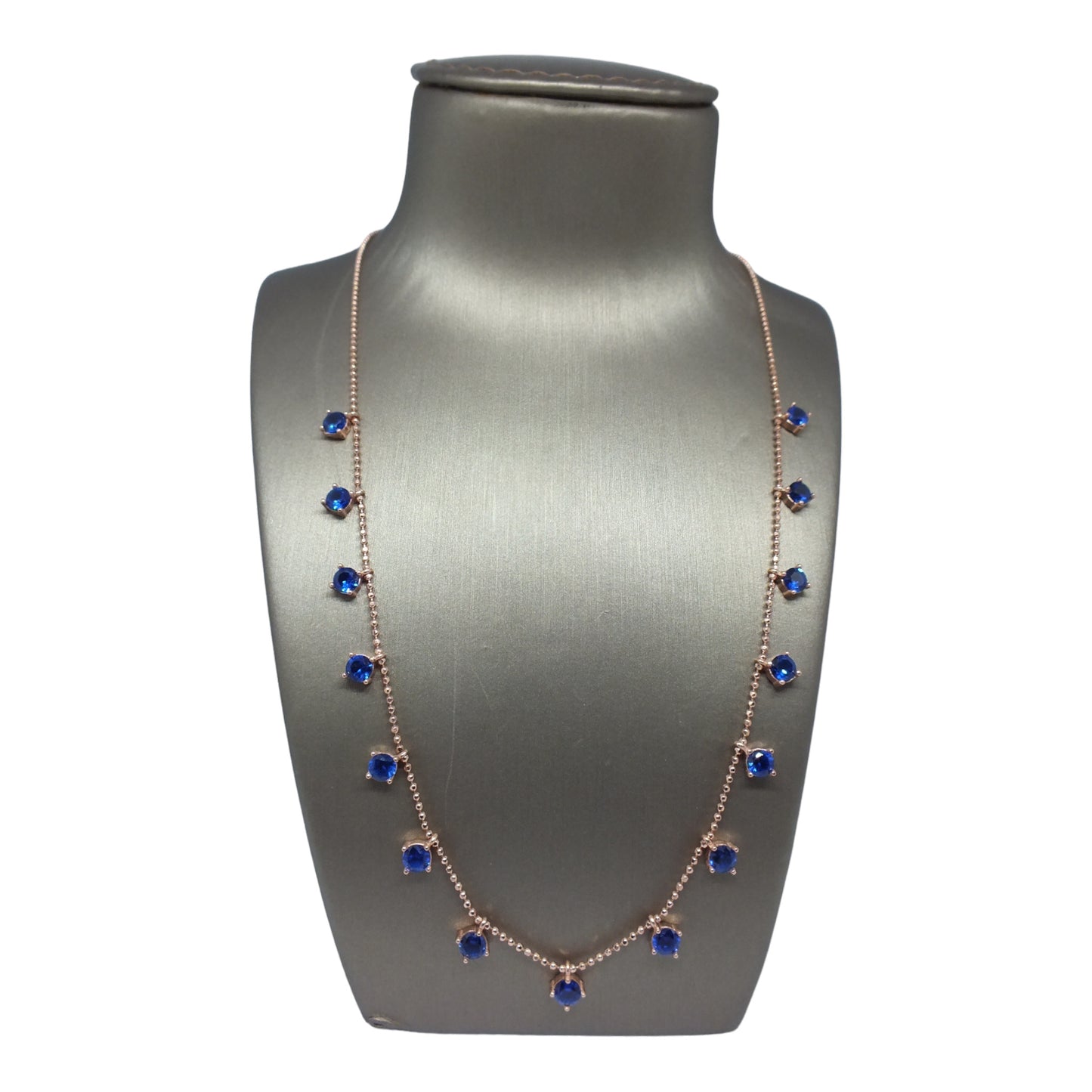 Silver Necklace(RoseGold Plated)-سلسال فضة