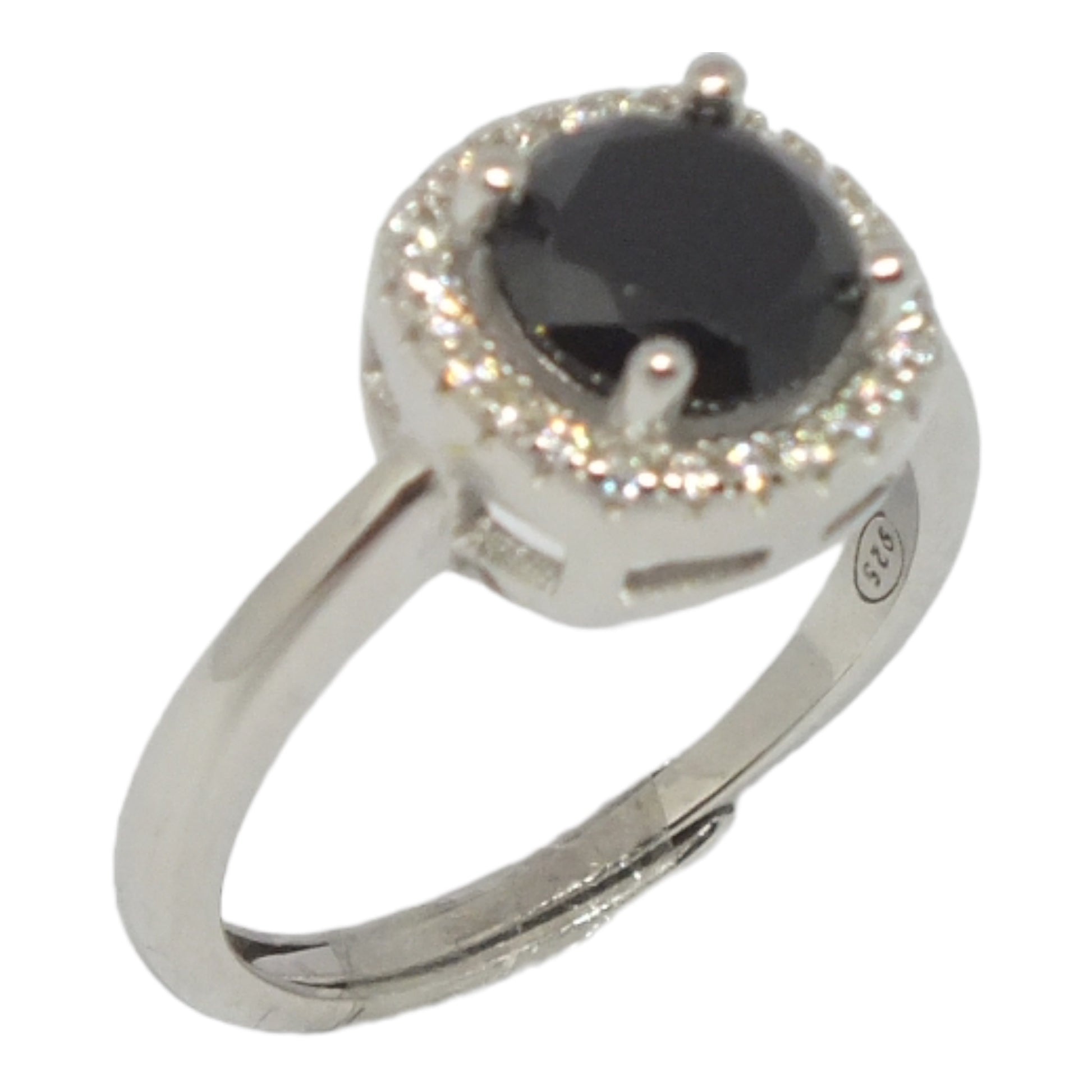 Black stone Silver Ring- خاتم فضة حجر اسود Black stone Silver Ring- خاتم فضة حجر اسود