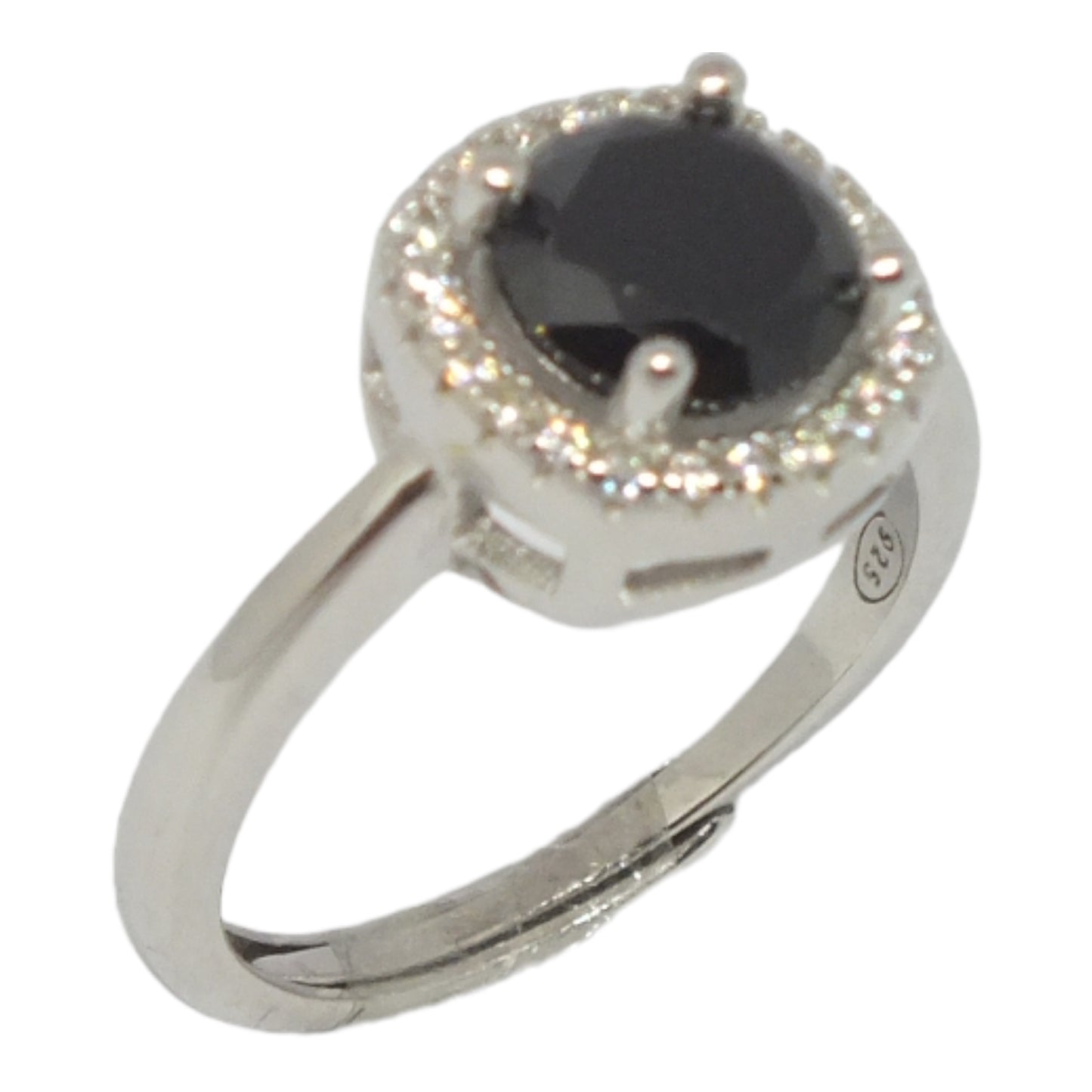 Black stone Silver Ring- خاتم فضة حجر اسود