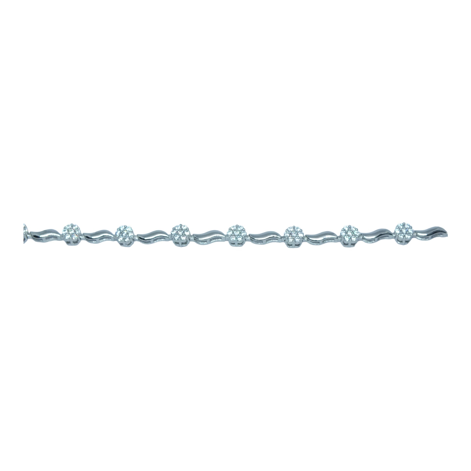 Silver Flowers Bracelet-إسوارة الفُلل من الفضة Silver Flowers Bracelet-إسوارة الفُلل من الفضة