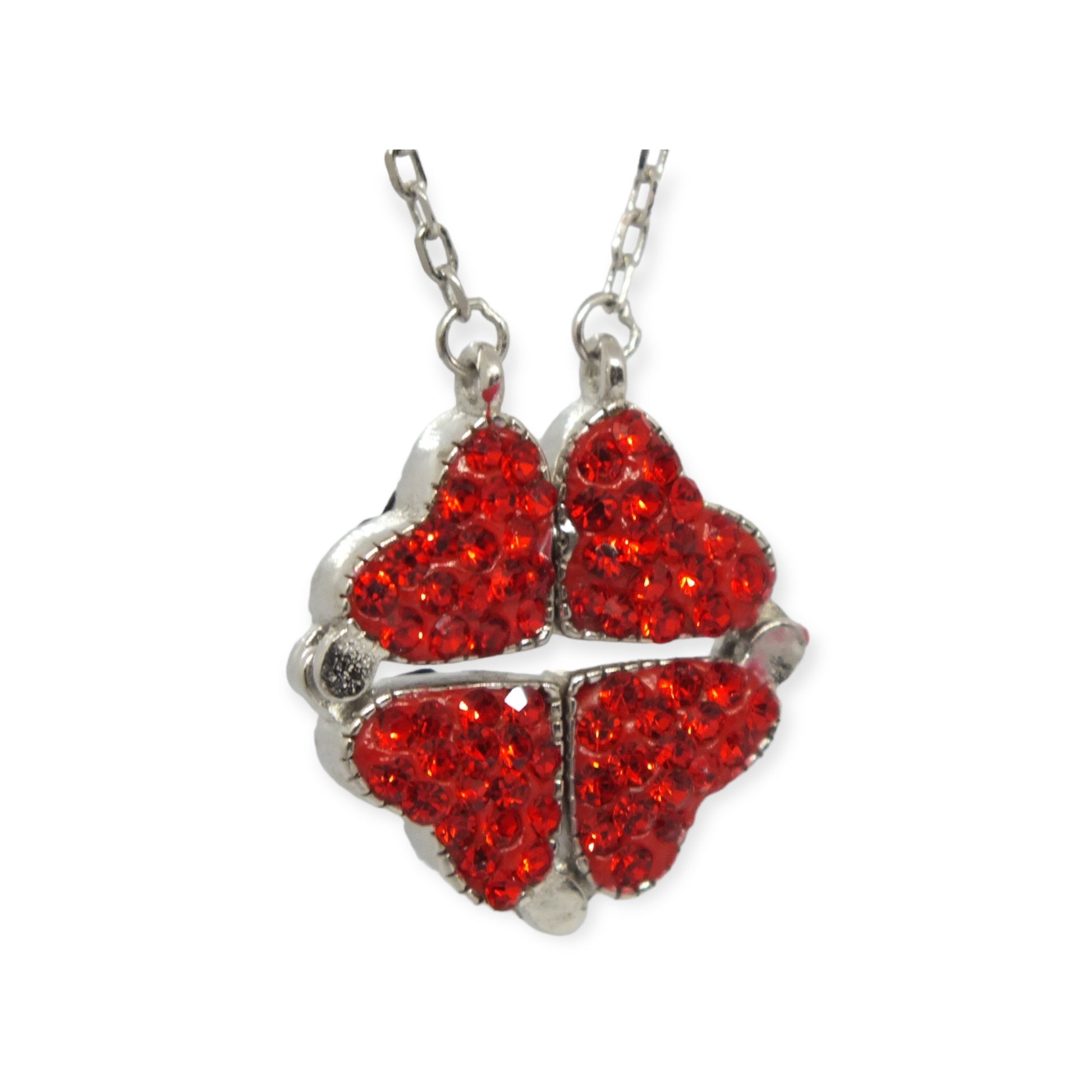 Flower+ Hearts Two Colors Necklace Flower+ Hearts Two Colors Necklace