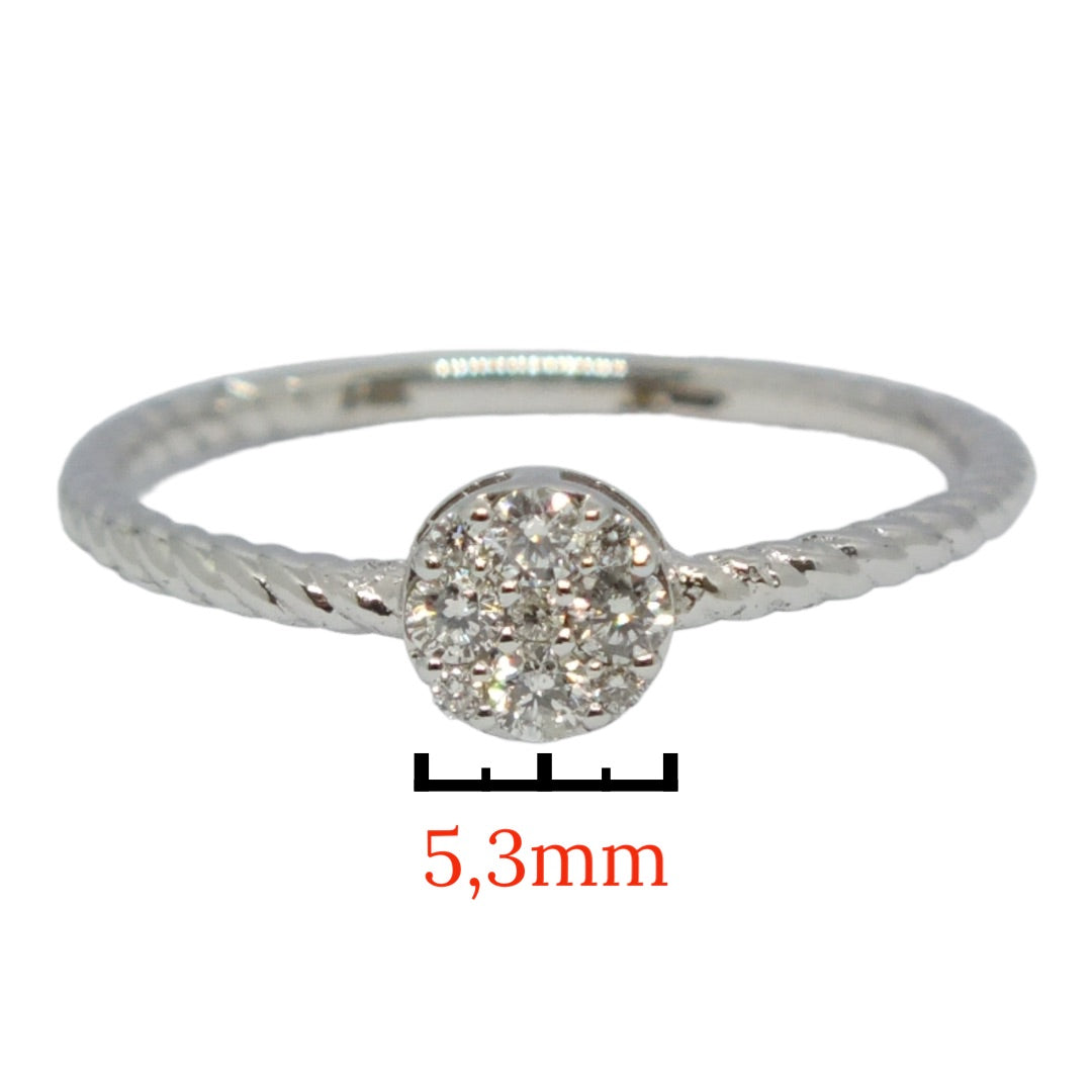 Diamond Ring- خاتم الماس ساعد مجدول