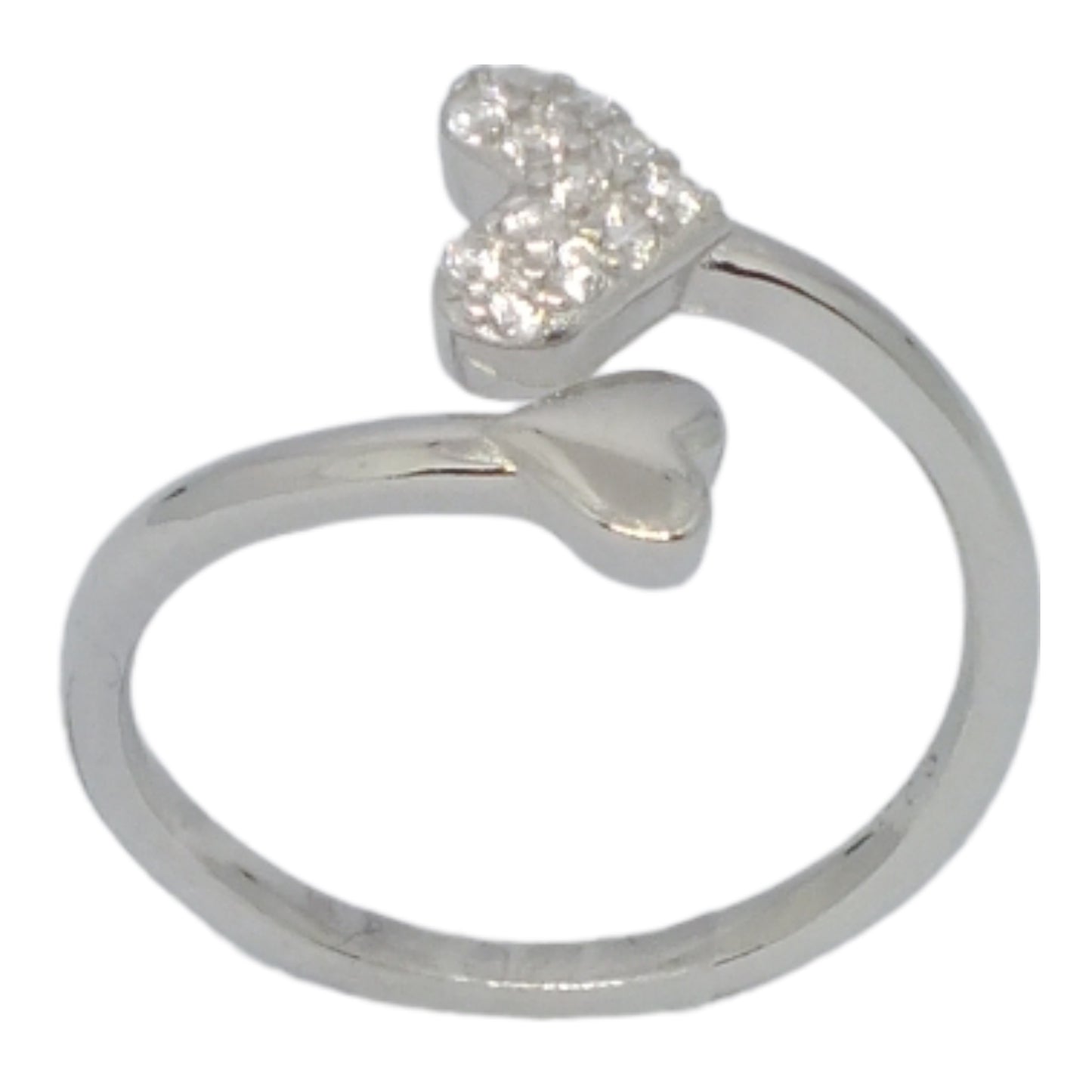 Hearts Silver Ring-خاتم قلوب فضة