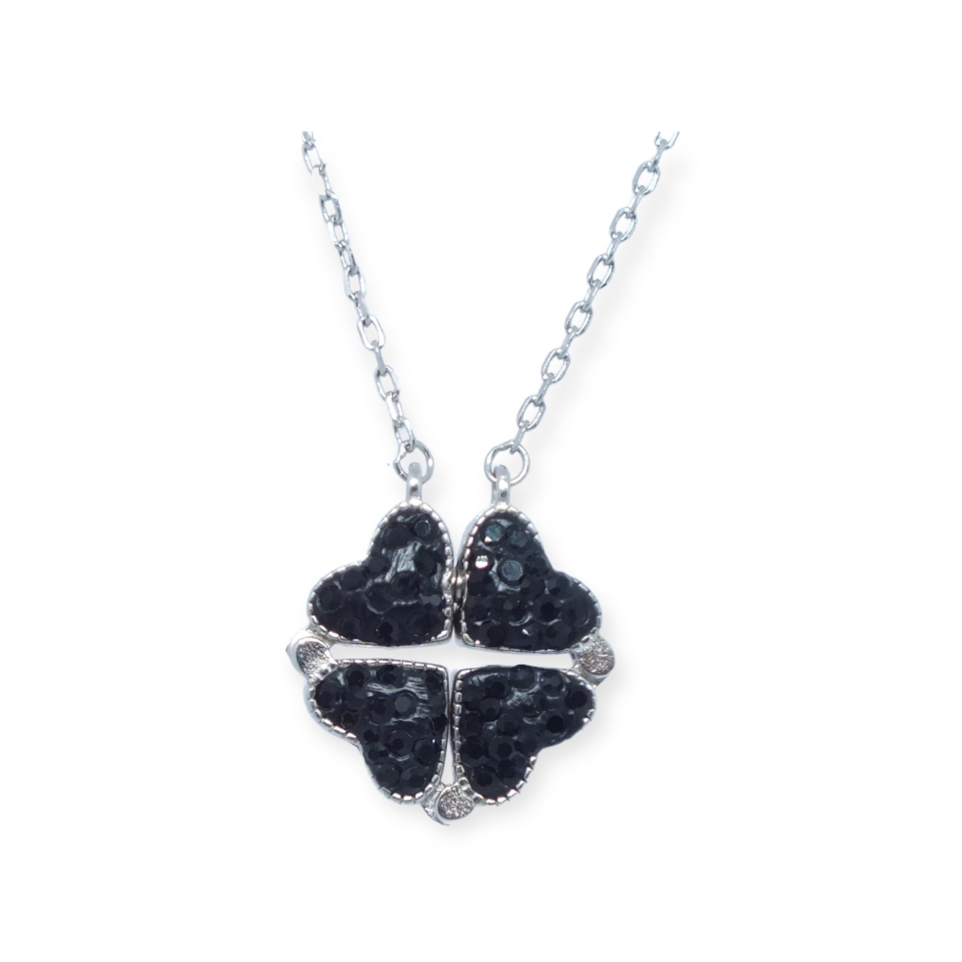 Flower+ Hearts Two Colors Necklace Flower+ Hearts Two Colors Necklace